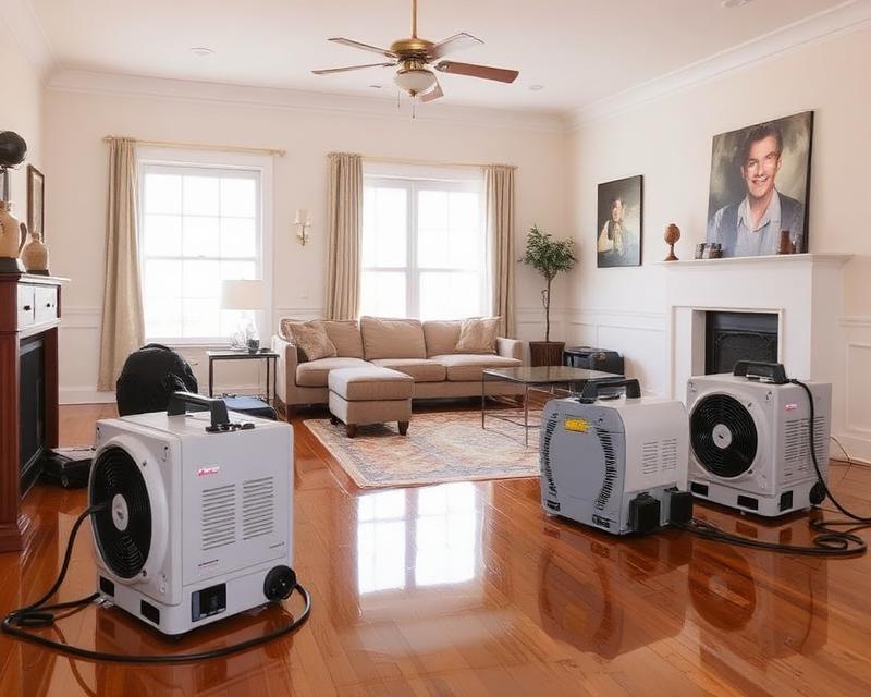 Living Room Flood Recovery